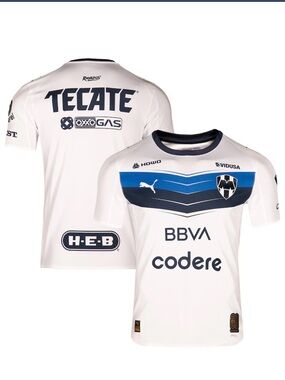 Puma White CF Monterrey 2025/26 Away Replica Jersey